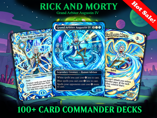 Grand Arbiter Rick and Morty Commander Proxy Deck