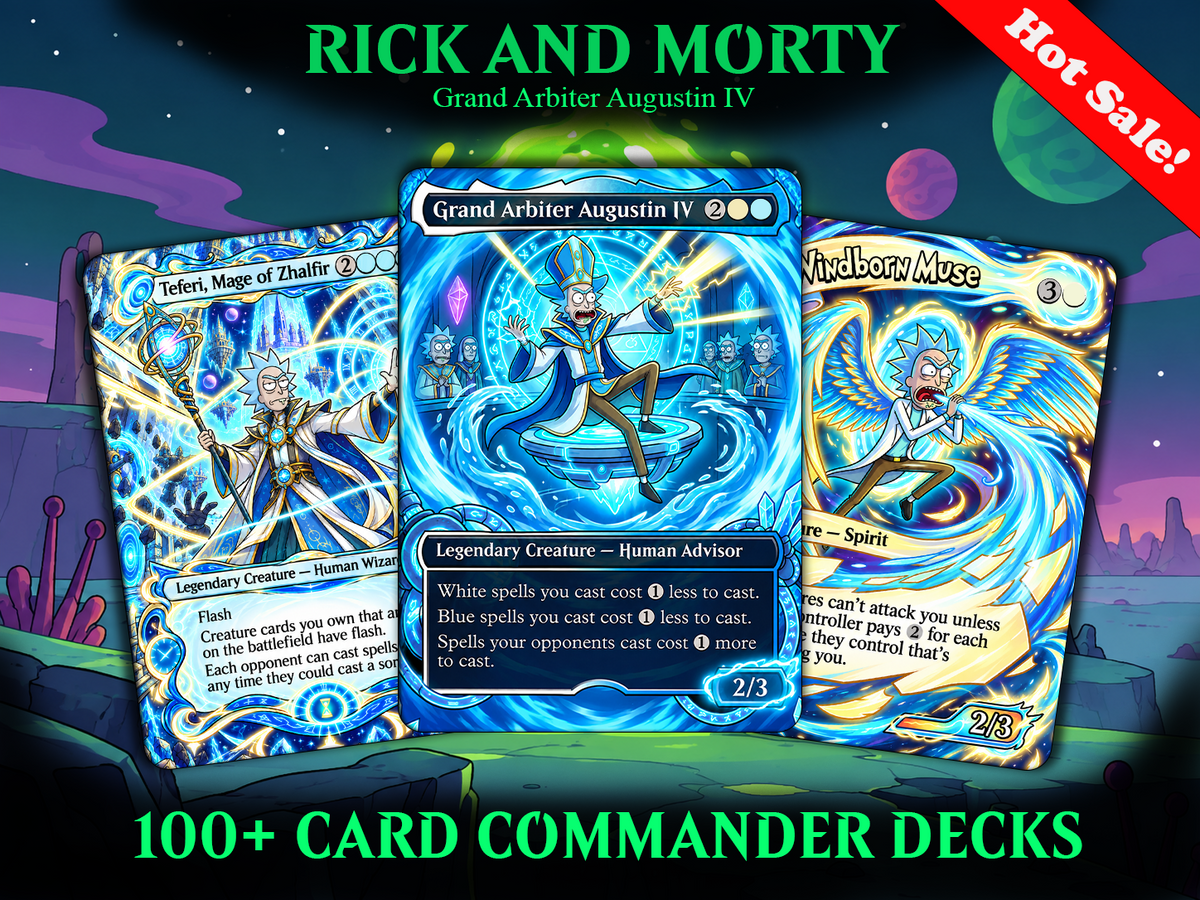 Grand Arbiter Rick and Morty Commander Proxy Deck