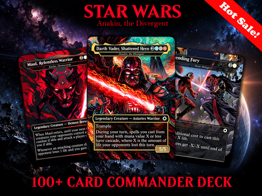 Rise of the Sith, Star Wars 100 Card Proxy Commander Deck, MTG EDH