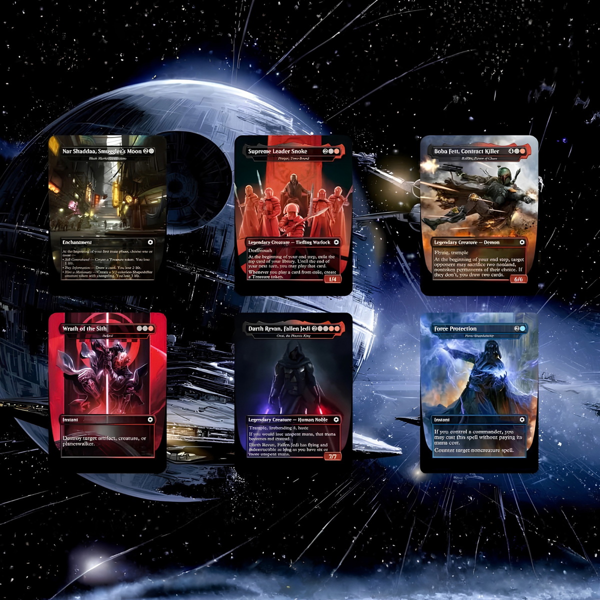 Rise of the Sith, Star Wars 100 Card Proxy Commander Deck, MTG EDH
