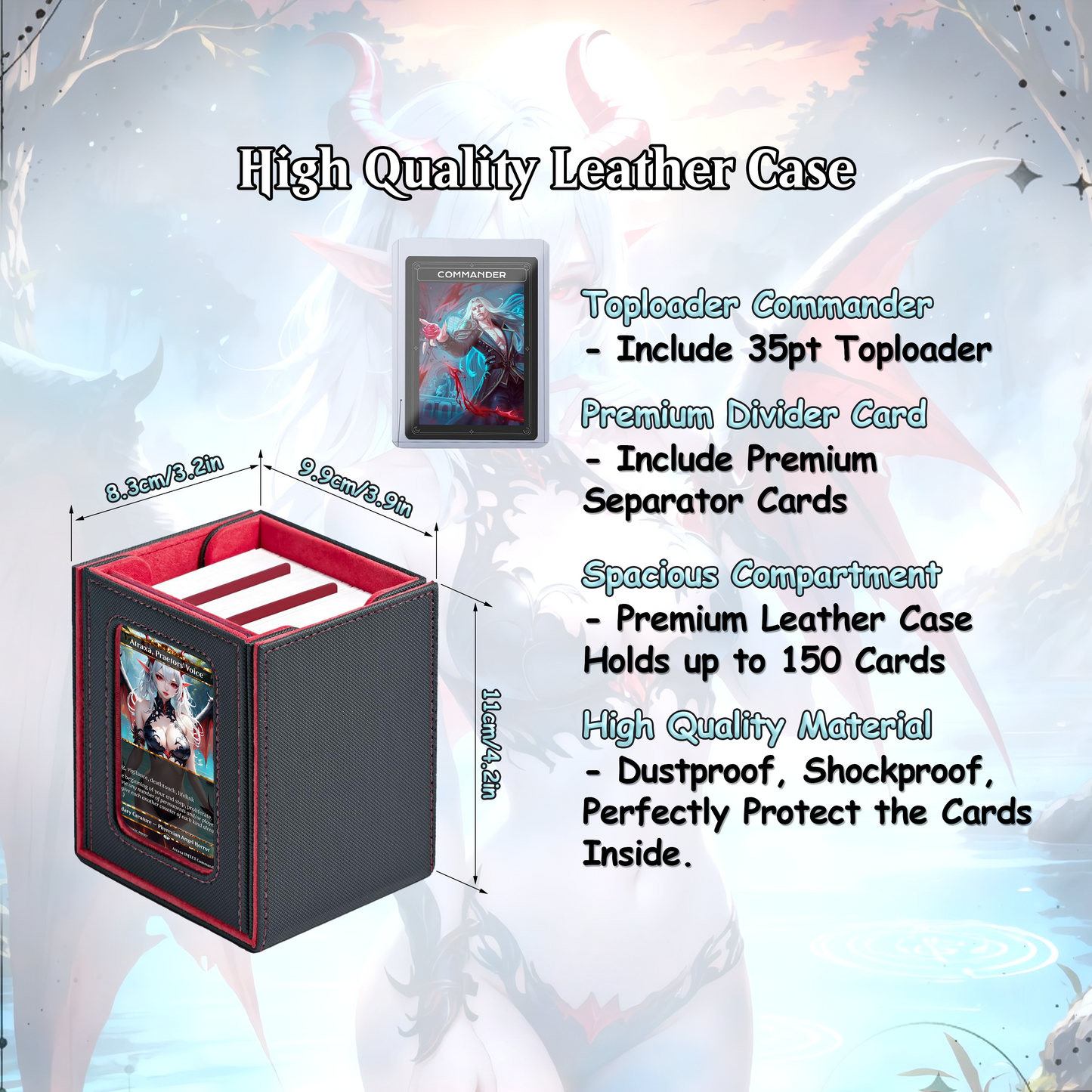 Atraxa INFECT Anime Style Waifu Ready to Play Proxy Commander Deck Custom Proxy MTG EDH Phyrexian Tribal English High Quality Cards