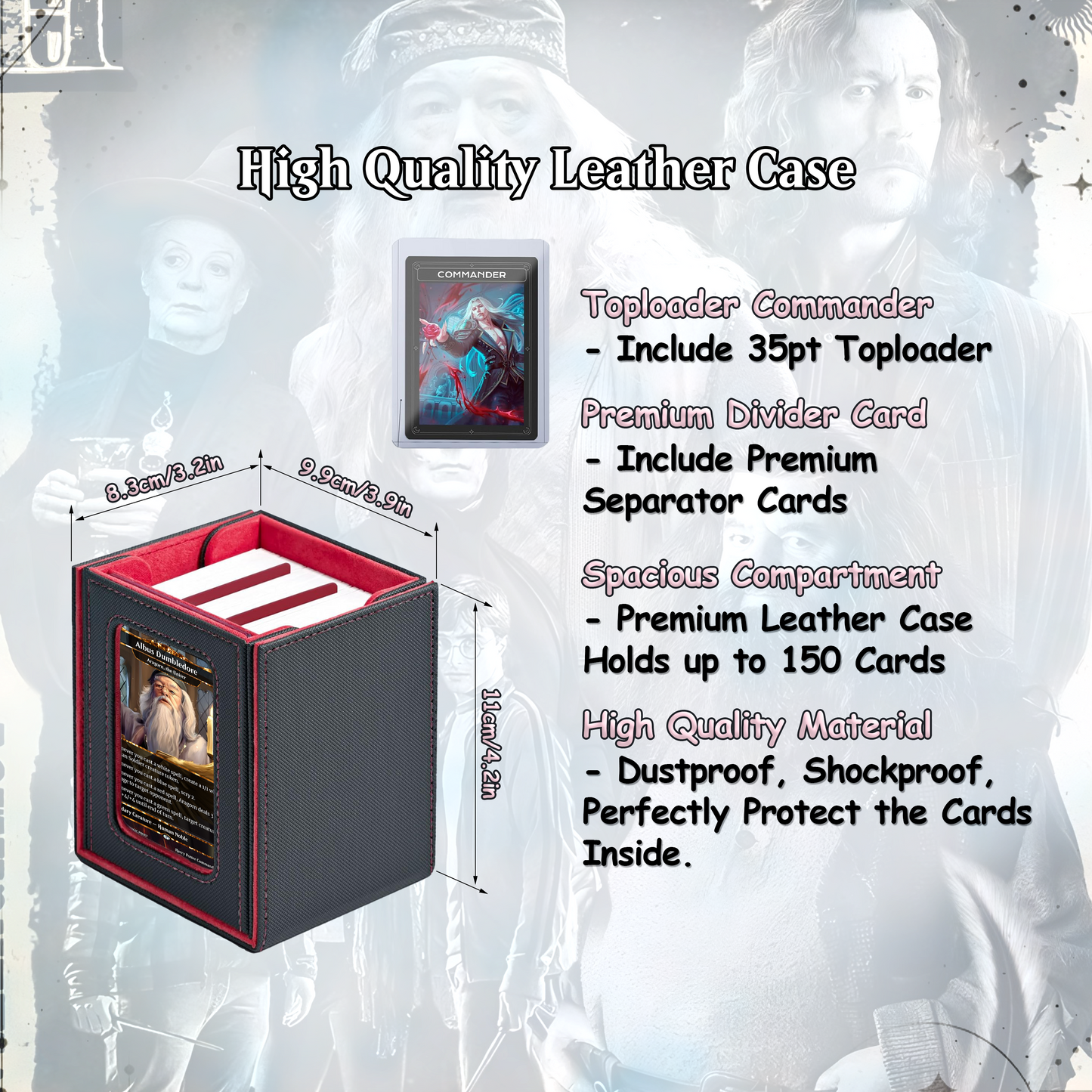 Harry Potter Dumbledore's Army MTG Commander Deck - Complete Custom EDH Deck Magic Proxy Cards Proxies Complete Premium Print Quality