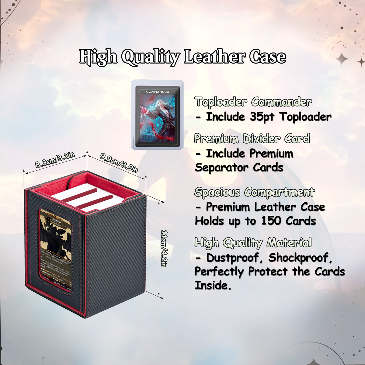 How to Train Your Dragon Commander Deck • Fly High with Toothless as Your Commander! • Custom MTG Card • Premium Proxy Card • Gift for Him