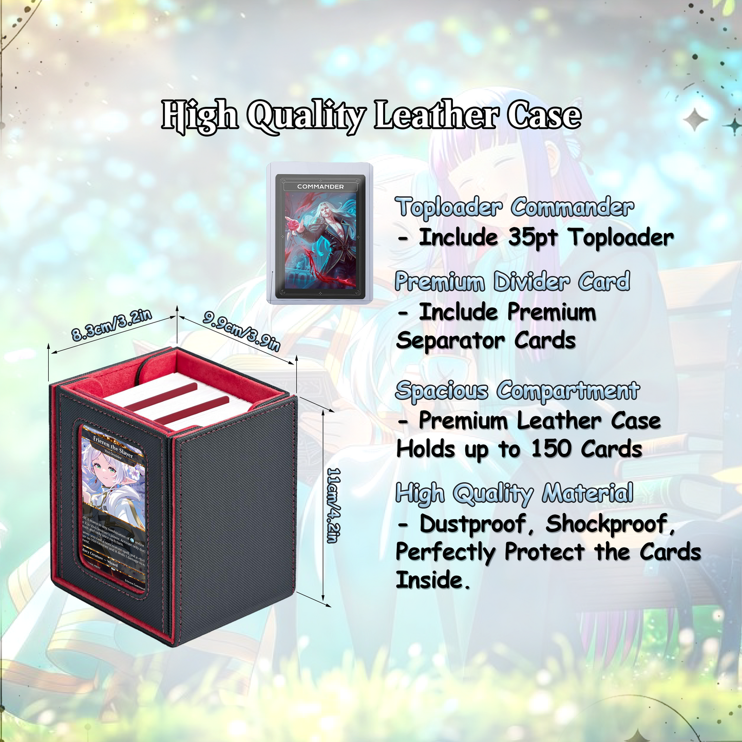 Frieren Spellslinger Theme / Vivi Commander Deck / Premium Paper Proxy Deck / 110 cards + tokens / Control Theme Bracket 4 EDH Magic Deck