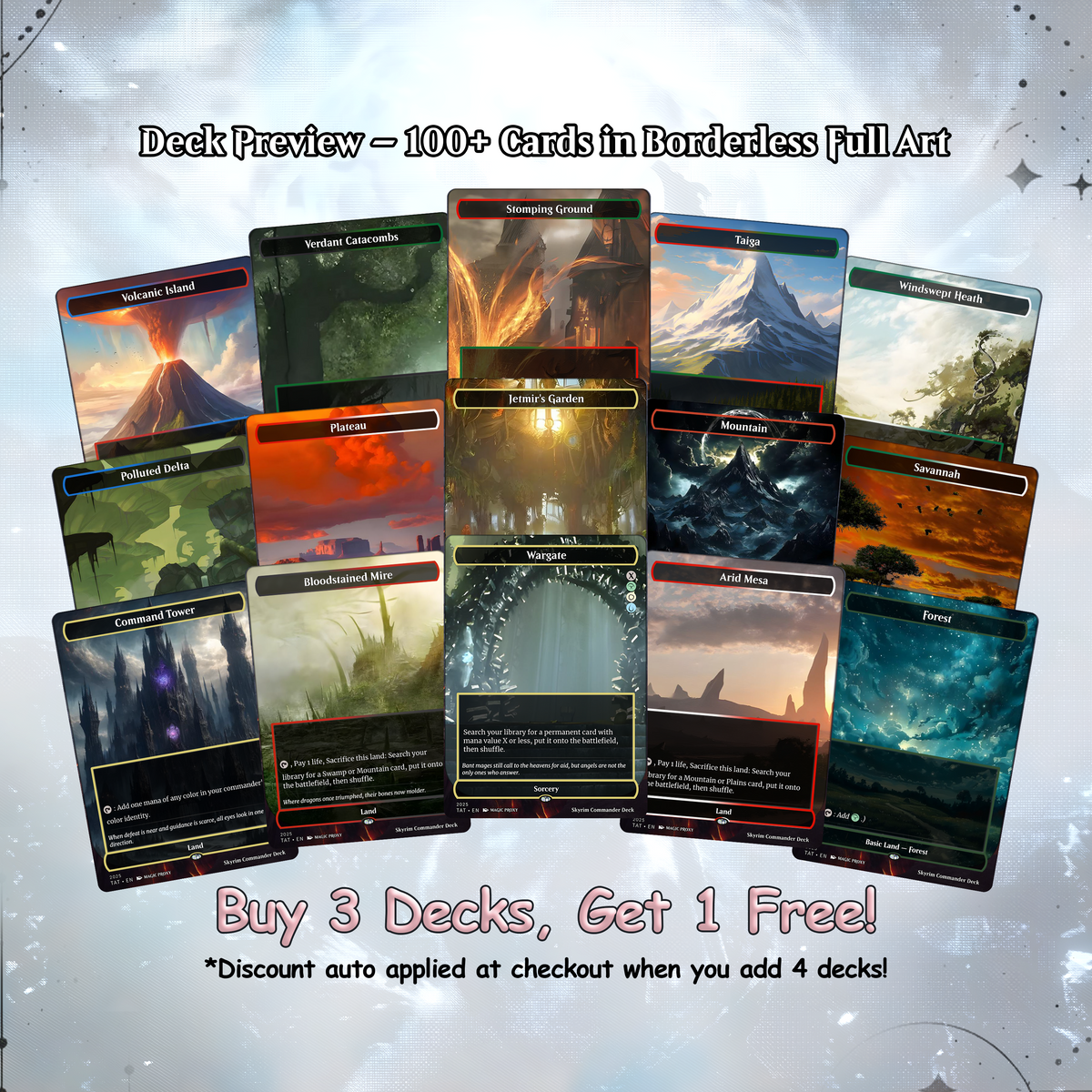 Elden Ring Themed Proxy Dual-Commander Deck, Azorius Control/Voltron, 100+ Unique Cards.