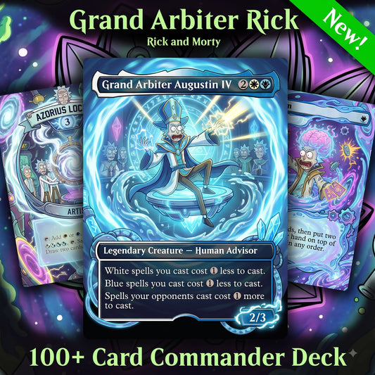 Grand Arbiter Rick and Morty Commander Proxy Deck