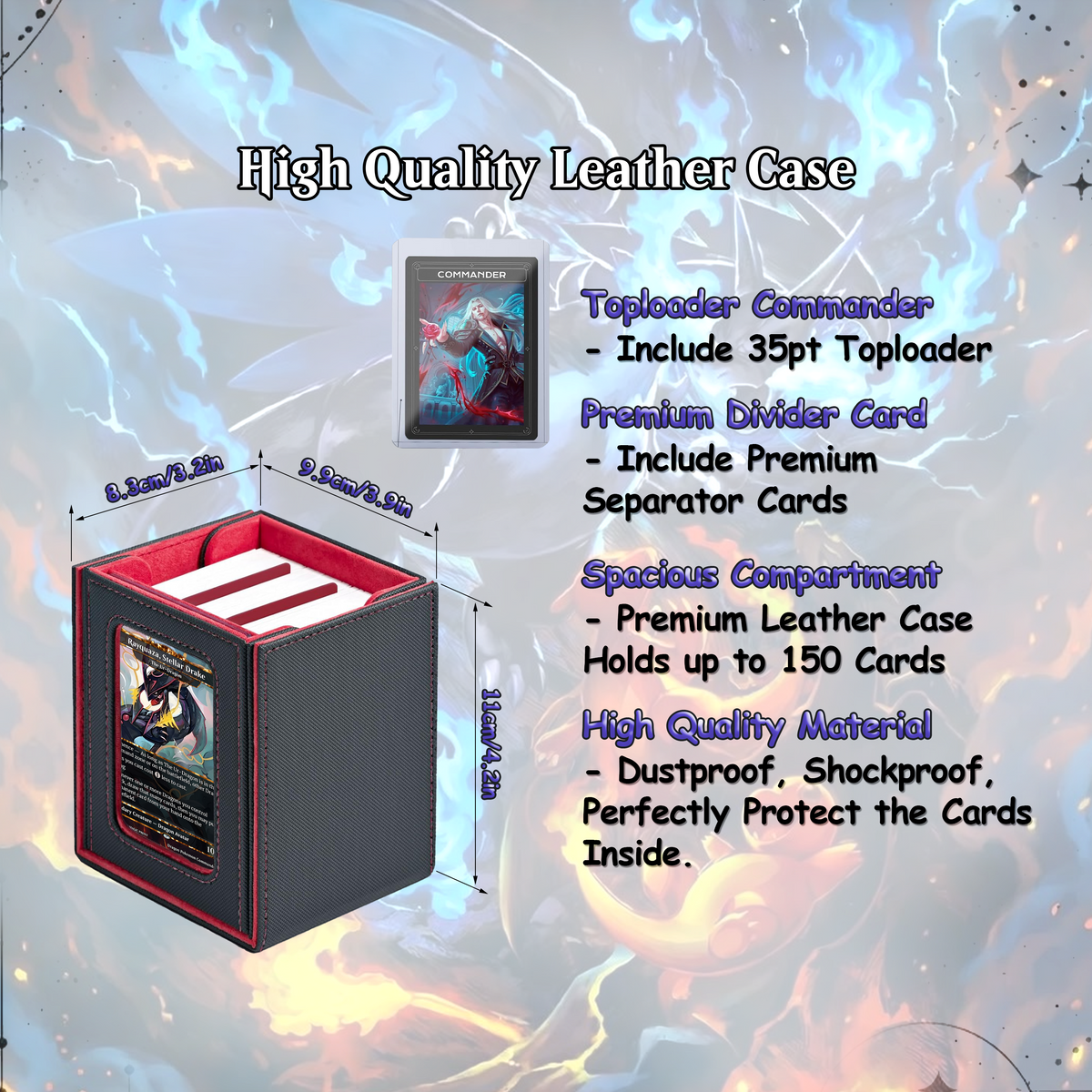 The Ur-Dragon Pokémon Inspired MTG Commander Proxy Deck – Tarkir Dragonstorm – Dragon Tribal EDH – Custom Magic: The Gathering Proxy Cards