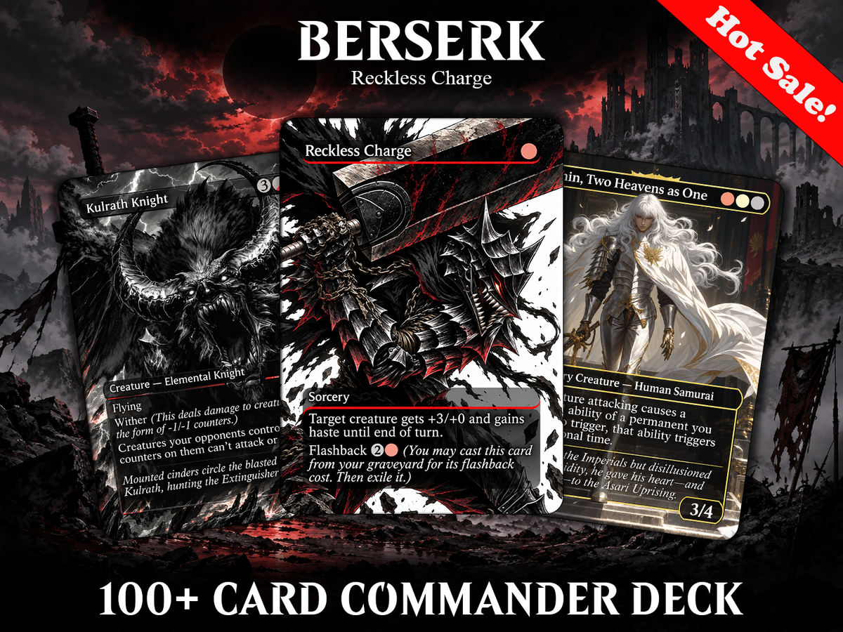 Berserk Commander Deck – Custom Anime Proxy Cards