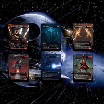 Rise of the Sith, Star Wars 100 Card Proxy Commander Deck, MTG EDH
