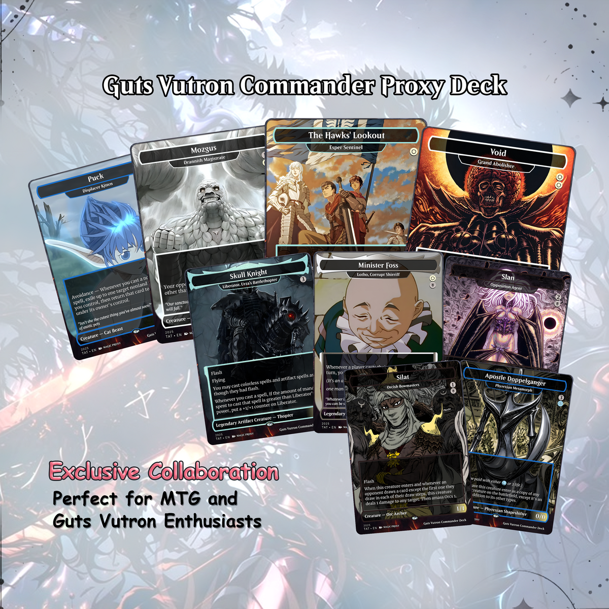 Kaalia of the Vast MTG Commander Proxy Deck – cEDH Full Proxy Deck with Tokens – Custom Altered Magic: The Gathering Cards