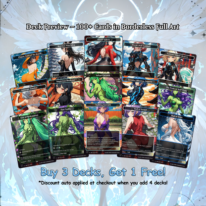 Arcades Walls/Butts Themed Defender Tribal Anime Style Waifu Proxy Commander Deck Custom Proxy MTG EDH Defender English High Quality Cards