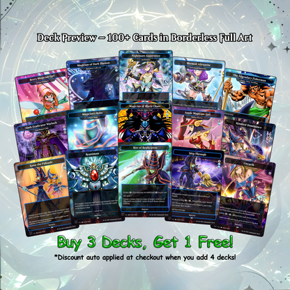 Yu-Gi-Oh MTG EDH Commander Proxy Deck - Dark Magic! - Wizards - 100 Cards, 8 Tokens - Magic - Gathering - Yugioh - Proxies - Orica