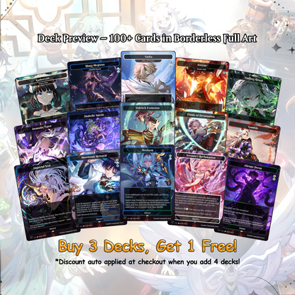 Genshin Impact Inspired MTG Commander Proxy Deck – Kenrith EDH – The Evolution – 100+ Custom Competitive Magic: The Gathering Proxy Cards