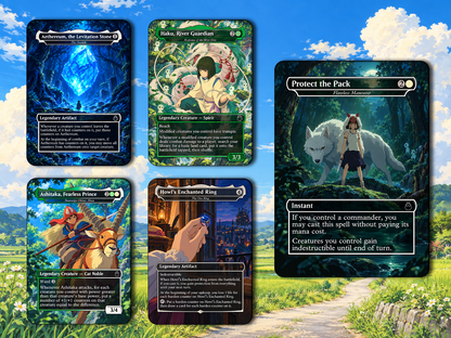 Studio Ghibli Miyazaki Inspired 100 Card Proxy Commander Deck | MTG EDH