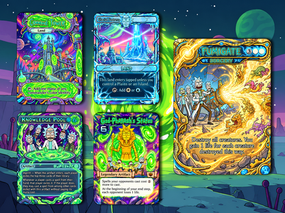 Grand Arbiter Rick and Morty Commander Proxy Deck