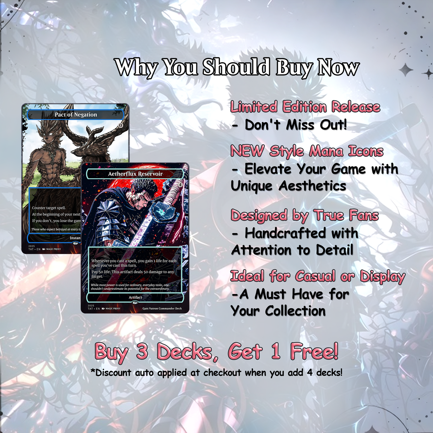 Kaalia of the Vast MTG Commander Proxy Deck – cEDH Full Proxy Deck with Tokens – Custom Altered Magic: The Gathering Cards
