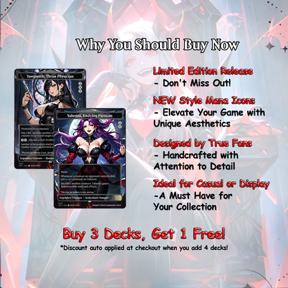 Vampire Tribal Anime Style Waifu Proxy Commander Deck Custom Proxy MTG EDH High Quality Cards