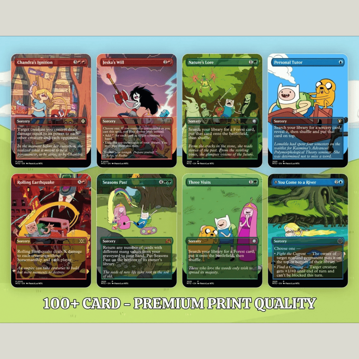 Endless Adventure Theme Deck Proxy 100+ Card Commander Deck | Ready to Play Full Commander Deck | Perfect Gift for Players & Collectors