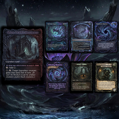 Horror Tribal Theme / Captain N'ghathrod Commander Deck / Premium Paper Proxy Deck / 100 cards + tokens / Horror Mill Theme Bracket 4 EDH Magic Deck