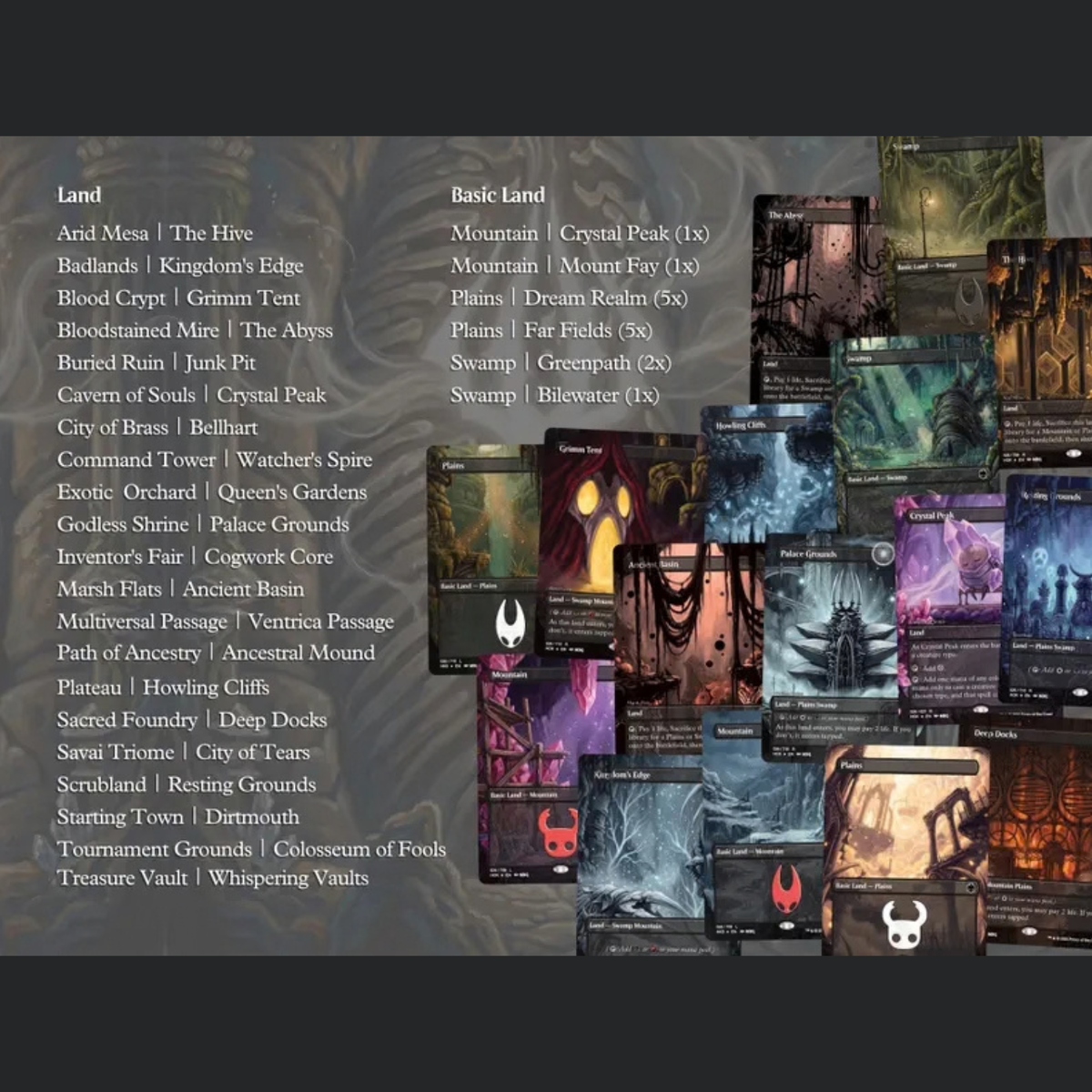 Hollow Knight Proxy Deck 100 Cards + Tokens | Full Commander Deck