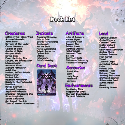 Solo Leveling Commander Deck | Jinwoo Inspired MTG Proxy Deck | Anime Card Collection
