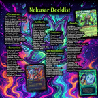 Rick and Morty Theme / Nekusar, the Mindrazer Commander Deck / Premium Paper Proxy Deck / 100 cards + tokens / Wheel Control Theme Bracket 4 EDH Magic Deck