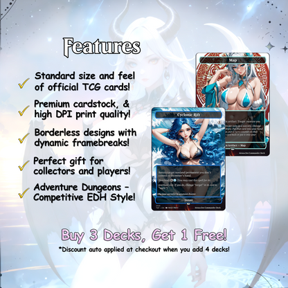 Atraxa SUPERFRIENDS Anime Style Waifu Proxy Commander Deck Custom Proxy MTG EDH English High Quality Cards