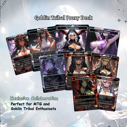 Goblin Tribal Commander Deck Krenko Mob Boss Complete EDH Deck Proxy Deck