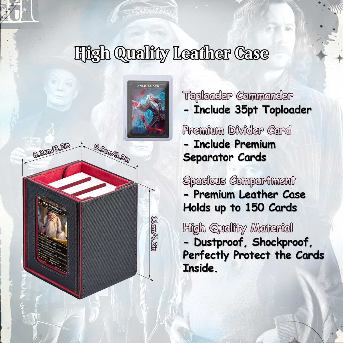 Harry Potter Dumbledore's Army MTG Commander Deck - Complete Custom EDH Deck Magic Proxy Cards Proxies Complete Premium Print Quality
