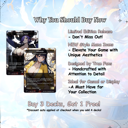 Complete Anime Pirate Tribal Deck, Custom Gift EDH Deck, Custom Anime OP Pirate Deck, Treasure Tokens, Admiral Brass Unsinkable