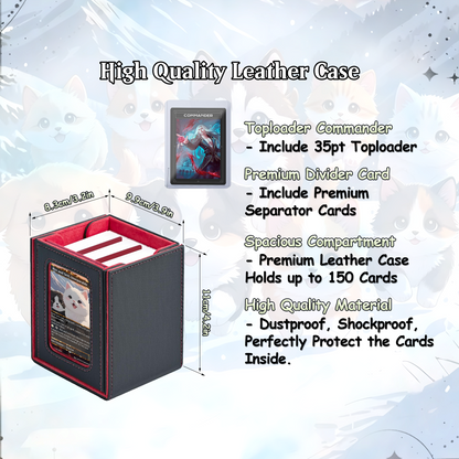 Rin and Sri Cat Dog Proxy Commander EDH Deck, 100 Cards + 8 Free Tokens | Cute Custom Full Art | MuraProxyArt