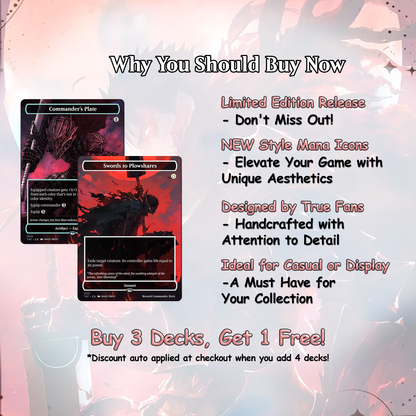Berserk Fan Deck – Isshin Commander Deck - Anime Proxy – EDH 100+ Cards – Custom Fan Deck