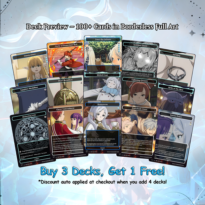 Frieren the Slayer Commander Proxy Deck - Absolute Virtue Pillowfort EDH - Anime Art