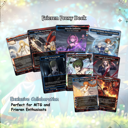 Frieren Spellslinger Theme / Vivi Commander Deck / Premium Paper Proxy Deck / 110 cards + tokens / Control Theme Bracket 4 EDH Magic Deck