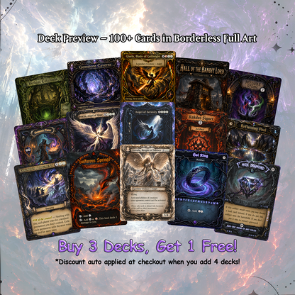 Angels Demons and Dragons Theme / Kaalia of the Vast Commander Deck / Premium Paper Proxy Deck / 100 cards + tokens / Angel Demon Dragon Theme Bracket 4 EDH Magic Deck