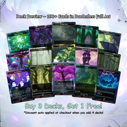 Squirrel Proxy Deck Chatterfang Combo 100 Cards + Sideboard + Tokens | Premium Quality Custom MTG Proxies for EDH Commander